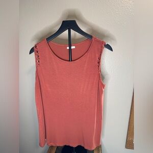 Maurices Terracotta Sleeveless Top